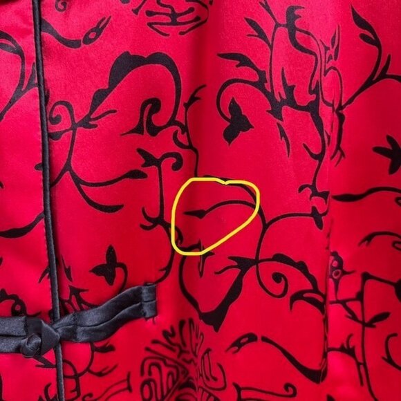 Vintage Dorman Womens 100% Silk Asian Design Button Blouse Top Size XL Lagenlook - Picture 5 of 9